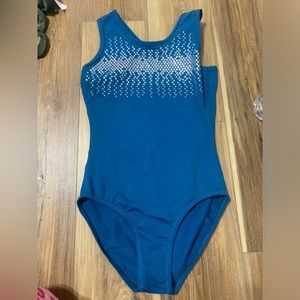 Alfa factor Teal women’s gymnastics leotard